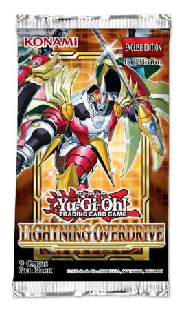 Lightning Overdrive 1st Edition Booster Pack Yugioh Yu Gi Oh Sealed Product Lightning Overdrive 1st Edition Booster Pack Yugioh Yu Gi Oh Sealed Product