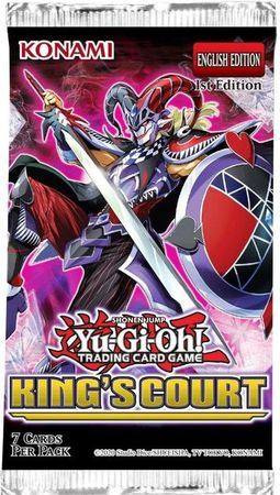 Yugioh 1st hot Edition Kings Court Blister Pack Lot of 9