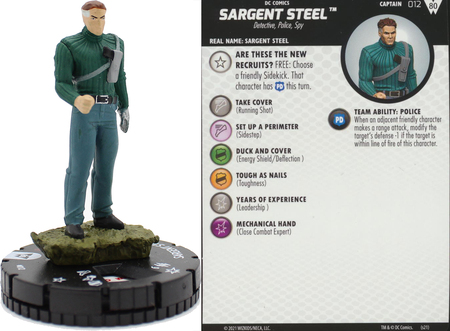 Sargent Steel 012 Wonder Woman 80th Anniversary DC Heroclix DC Wonder Woman 80th Anniversary Singles Sargent Steel 012 Wonder Woman 80th Anniversary DC Heroclix DC Wonder Woman 80th Anniversary Singles
