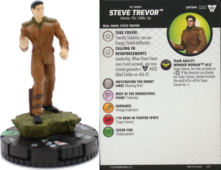 Steve Trevor 020 Wonder Woman 80th Anniversary DC Heroclix Steve Trevor 020 Wonder Woman 80th Anniversary DC Heroclix