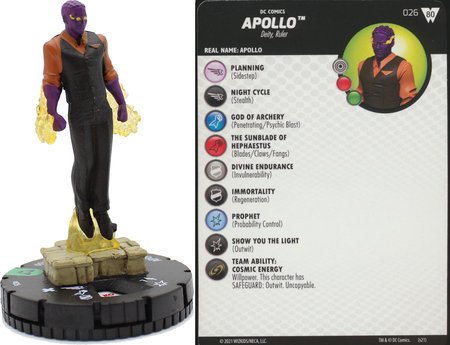 Apollo 026 Wonder Woman 80th Anniversary DC Heroclix Apollo 026 Wonder Woman 80th Anniversary DC Heroclix