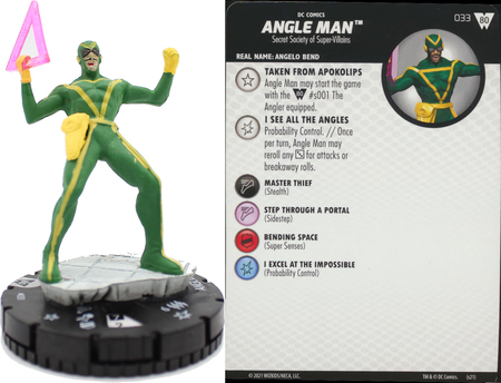 Angle Man No Equipment 033 Wonder Woman 80th Anniversary DC Heroclix DC Wonder Woman 80th Anniversary Singles Angle Man No Equipment 033 Wonder Woman 80th Anniversary DC Heroclix DC Wonder Woman 80th Anniversary Singles