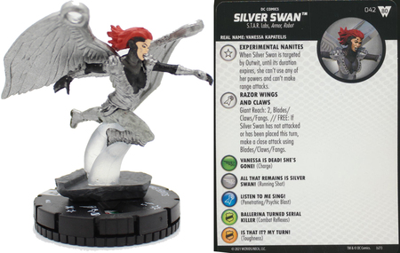 Silver Swan 042 Wonder Woman 80th Anniversary DC Heroclix Silver Swan 042 Wonder Woman 80th Anniversary DC Heroclix