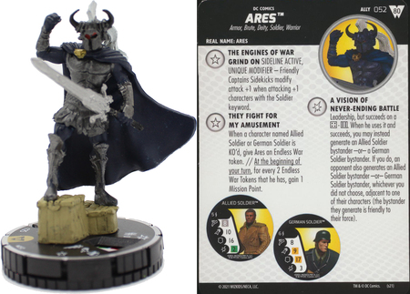 Ares 052 Wonder Woman 80th Anniversary DC Heroclix Ares 052 Wonder Woman 80th Anniversary DC Heroclix