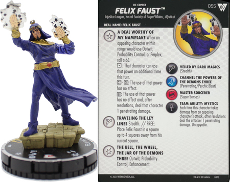 Felix Faust 055 Wonder Woman 80th Anniversary DC Heroclix DC Wonder Woman 80th Anniversary Singles Felix Faust 055 Wonder Woman 80th Anniversary DC Heroclix DC Wonder Woman 80th Anniversary Singles