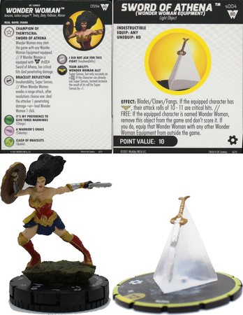 Wonder Woman 059a w Sword of Athena S004 Wonder Woman 80th Anniversary DC Heroclix Wonder Woman 059a w Sword of Athena S004 Wonder Woman 80th Anniversary DC Heroclix