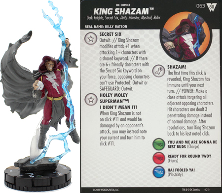 King Shazam 063 Wonder Woman 80th Anniversary DC Heroclix DC Wonder Woman 80th Anniversary Singles King Shazam 063 Wonder Woman 80th Anniversary DC Heroclix DC Wonder Woman 80th Anniversary Singles