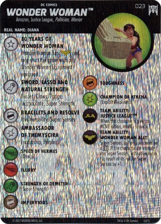 Wonder Woman Arkham Asylum 023 Wonder Woman 80th Anniversary Legacy Card DC Wonder Woman 80th Anniversary Singles Wonder Woman Arkham Asylum 023 Wonder Woman 80th Anniversary Legacy Card DC Wonder Woman 80th Anniversary Singles