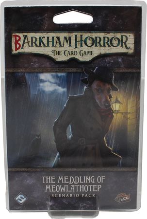Barkham Horror The Card Game The Meddling of Meowlathotep Scenario Pack FFG Arkham Horror Games Expansions Barkham Horror The Card Game The Meddling of Meowlathotep Scenario Pack FFG Arkham Horror Games Expansions