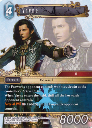 Vayne B 022 Boss Deck Chaos Singles Final Fantasy Multiplayer Challenge Boss Deck Chaos Vayne B 022 Boss Deck Chaos Singles Final Fantasy Multiplayer Challenge Boss Deck Chaos