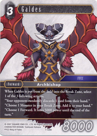 Galdes 7 129H Hero Boss Deck Chaos Singles Final Fantasy Multiplayer Challenge Boss Deck Chaos Galdes 7 129H Hero Boss Deck Chaos Singles Final Fantasy Multiplayer Challenge Boss Deck Chaos