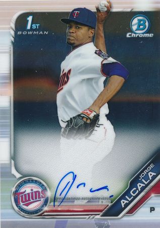 Jorge Alcala 2019 Bowman Chrome CPA JA 1st Auto Autograph 2019 Bowman Chrome Prospects Auto Jorge Alcala 2019 Bowman Chrome CPA JA 1st Auto Autograph 2019 Bowman Chrome Prospects Auto
