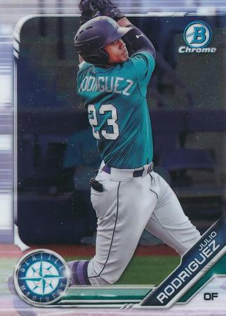 Julio Rodriguez 2019 Bowman Draft Chrome BDC 60 2019 Bowman Draft Chrome Julio Rodriguez 2019 Bowman Draft Chrome BDC 60 2019 Bowman Draft Chrome