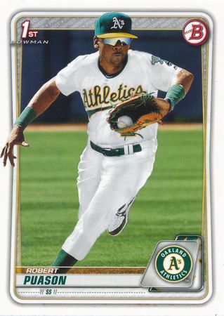 Robert Puason 2020 Bowman Chrome Prospects BCP 173 2020 Bowman Chrome Prospects Robert Puason 2020 Bowman Chrome Prospects BCP 173 2020 Bowman Chrome Prospects