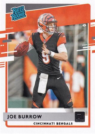 Joe Burrow 2020 Donruss 301 Rated Rookie Panini 2020 Donruss Joe Burrow 2020 Donruss 301 Rated Rookie Panini 2020 Donruss