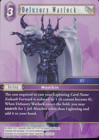 Delusory Warlock 13 070C Common Opus XIII Collection Crystal Radiance Singles Delusory Warlock 13 070C Common Opus XIII Collection Crystal Radiance Singles