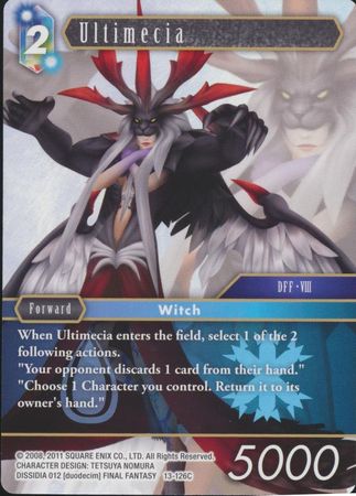 Ultimecia 13 126C Common Opus XIII Collection Crystal Radiance Singles Ultimecia 13 126C Common Opus XIII Collection Crystal Radiance Singles