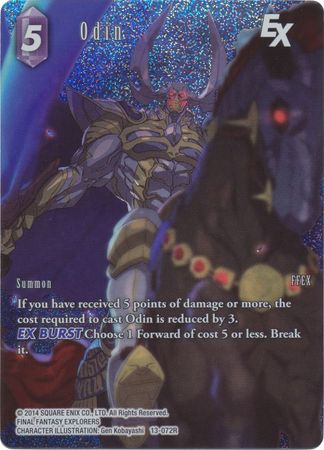 Odin Full Art 13 072R Rare Foil Opus XIII Collection Crystal Radiance Foil Singles Odin Full Art 13 072R Rare Foil Opus XIII Collection Crystal Radiance Foil Singles