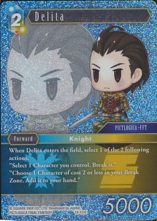 Delita 13 111C Common Foil Opus XIII Collection Crystal Radiance Foil Singles Delita 13 111C Common Foil Opus XIII Collection Crystal Radiance Foil Singles