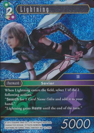 Lightning 13 116C Common Foil Opus XIII Collection Crystal Radiance Foil Singles Lightning 13 116C Common Foil Opus XIII Collection Crystal Radiance Foil Singles