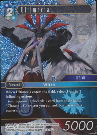 Ultimecia 13 126C Common Foil Opus XIII Collection Crystal Radiance Foil Singles Ultimecia 13 126C Common Foil Opus XIII Collection Crystal Radiance Foil Singles