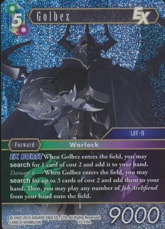 Golbez 13 115L Legend Foil Opus XIII Collection Crystal Radiance Foil Singles Golbez 13 115L Legend Foil Opus XIII Collection Crystal Radiance Foil Singles