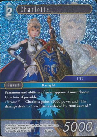 Charlotte 13 023R Rare Foil Opus XIII Collection Crystal Radiance Foil Singles Charlotte 13 023R Rare Foil Opus XIII Collection Crystal Radiance Foil Singles