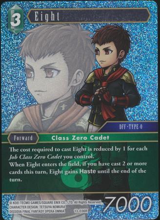 Eight 13 036R Rare Foil Eight 13 036R Rare Foil