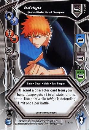 Ichigo Substitute Soul Reaper C6 Common Bleach Premier Singles Ichigo Substitute Soul Reaper C6 Common Bleach Premier Singles