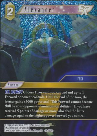 Alexander 13 053R Rare Foil Opus XIII Collection Crystal Radiance Foil Singles Alexander 13 053R Rare Foil Opus XIII Collection Crystal Radiance Foil Singles