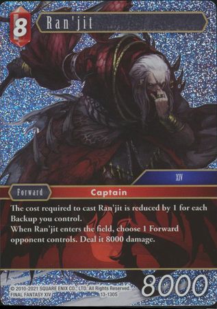 Ran jit 13 130S Starter Foil Opus XIII Collection Crystal Radiance Foil Singles Ran jit 13 130S Starter Foil Opus XIII Collection Crystal Radiance Foil Singles