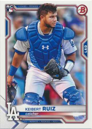 Keibert Ruiz 2021 Bowman 38 Rookie 2021 Bowman Keibert Ruiz 2021 Bowman 38 Rookie 2021 Bowman