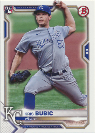 Kris Bubic 2021 Bowman 57 Rookie 2021 Bowman Kris Bubic 2021 Bowman 57 Rookie 2021 Bowman