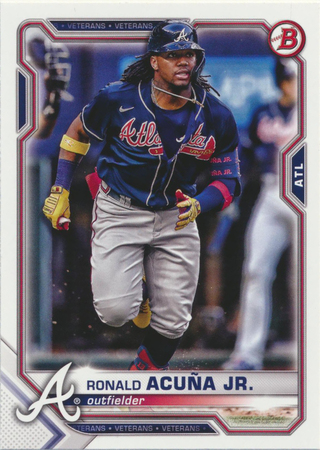 Ronald Acuna Jr 2021 Bowman 62 2021 Bowman Ronald Acuna Jr 2021 Bowman 62 2021 Bowman