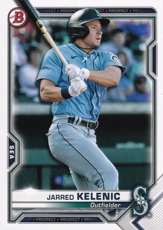 Jarred Kelenic 2021 Bowman Prospects BP 102 2021 Bowman Prospects Jarred Kelenic 2021 Bowman Prospects BP 102 2021 Bowman Prospects