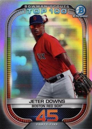 Jeter Downs 2021 Bowman Top 100 Prospects BTP 45 2021 Bowman Top 100 Prospects Jeter Downs 2021 Bowman Top 100 Prospects BTP 45 2021 Bowman Top 100 Prospects