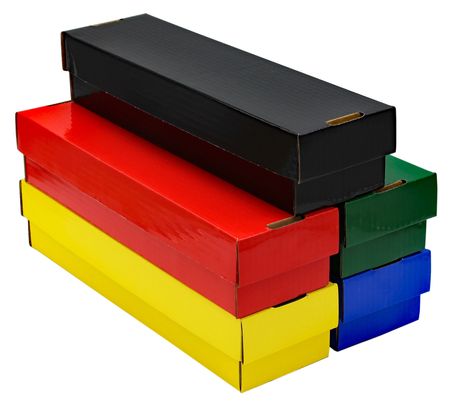 5 Pack High Gloss Card Storage Boxes 1000ct each for Card Games and Sports Cards 5 Pack High Gloss Card Storage Boxes 1000ct each for Card Games and Sports Cards