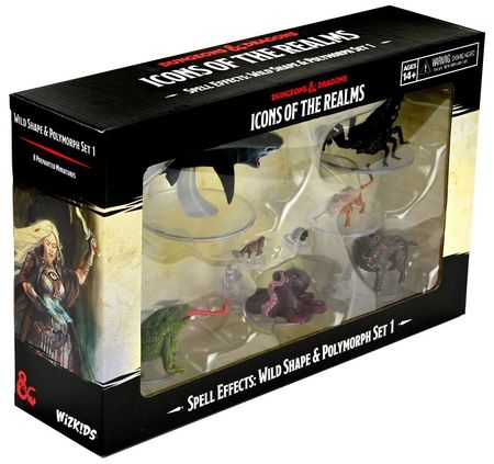 D D Icon of The Realms Spell Effects Wild Shape Polymorph Set 1 WizKids WZK96046 D D Miniatures Sealed Product D D Icon of The Realms Spell Effects Wild Shape Polymorph Set 1 WizKids WZK96046 D D Miniatures Sealed Product