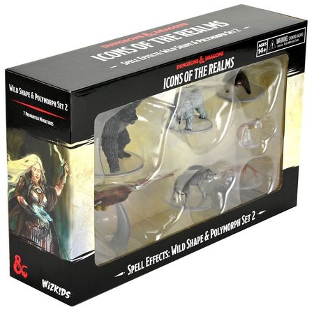 D D Icon of The Realms Spell Effects Wild Shape Polymorph Set 2 WizKids WZK96054 D D Icon of The Realms Spell Effects Wild Shape Polymorph Set 2 WizKids WZK96054