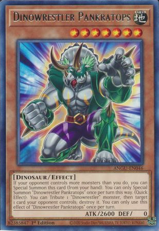 Dinowrestler Pankratops ANGU EN046 Rare 1st Edition Ancient Guardians 1st Edition Singles Dinowrestler Pankratops ANGU EN046 Rare 1st Edition Ancient Guardians 1st Edition Singles