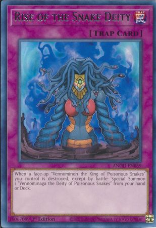 Rise of the Snake Deity ANGU EN059 Rare 1st Edition Ancient Guardians 1st Edition Singles Rise of the Snake Deity ANGU EN059 Rare 1st Edition Ancient Guardians 1st Edition Singles