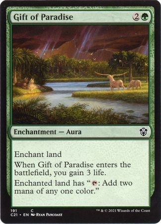 Gift of Paradise 191 Commander 2021 Singles Gift of Paradise 191 Commander 2021 Singles