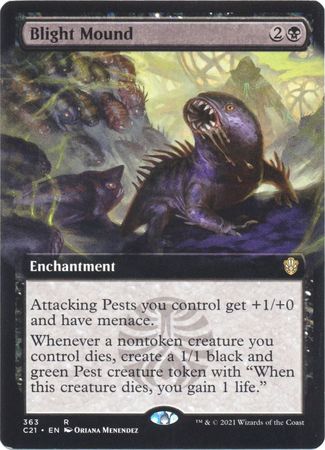 Blight Mound 363 Extended Art Commander 2021 Singles Blight Mound 363 Extended Art Commander 2021 Singles