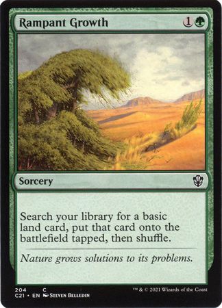 Rampant Growth 204 Commander 2021 Singles