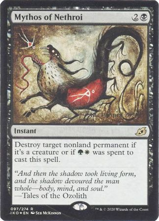 Mythos of Nethroi 097 274 IKO Pre Release Foil Promo Magic The Gathering Promo Cards Mythos of Nethroi 097 274 IKO Pre Release Foil Promo Magic The Gathering Promo Cards