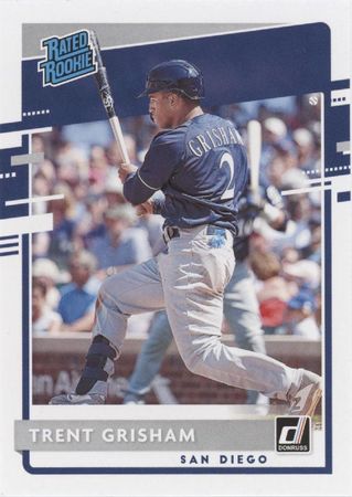 Trent Grisham 2020 Donruss 43 Rated Rookie 2020 Donruss Trent Grisham 2020 Donruss 43 Rated Rookie 2020 Donruss