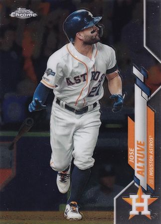 Jose Altuve 2020 Topps Chrome 42 2020 Topps Chrome Jose Altuve 2020 Topps Chrome 42 2020 Topps Chrome