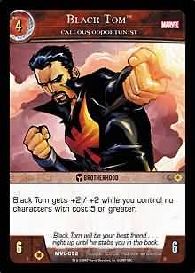 Black Tom Callous Opportunist MVL 052 Common Vs System Marvel Legends Black Tom Callous Opportunist MVL 052 Common Vs System Marvel Legends