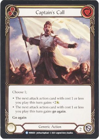 Captain s Call Yellow MON261 Rare 1st Edition Captain s Call Yellow MON261 Rare 1st Edition