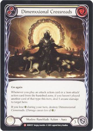 Dimenxxional Crossroads MON157 Majestic 1st Edition Monarch 1st Edition Singles Dimenxxional Crossroads MON157 Majestic 1st Edition Monarch 1st Edition Singles